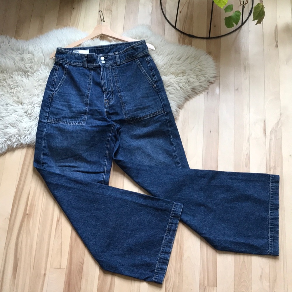 Work Force High-Waisted Wideleg Jeans